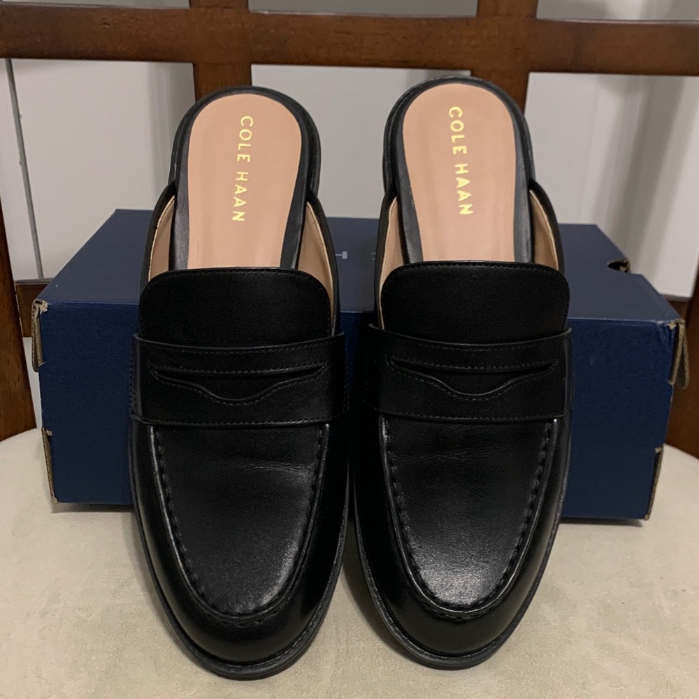 Cole Haan Black Slip-On Loafers